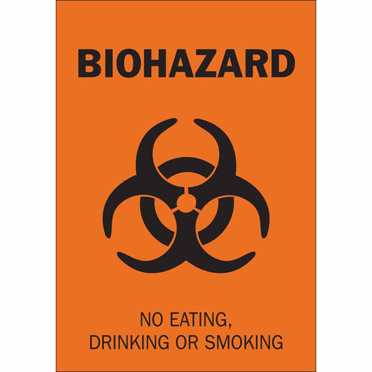 B120 14X10 BIOHAZARD SIGN