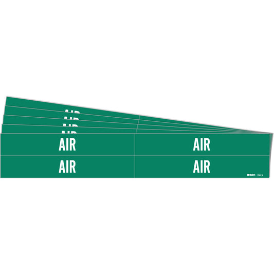 AIR Pipe Marker Style 4 WT on GN PK