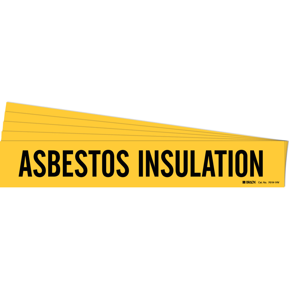 ASBESTOS Pipe Mrk 1HV BK/YL PK