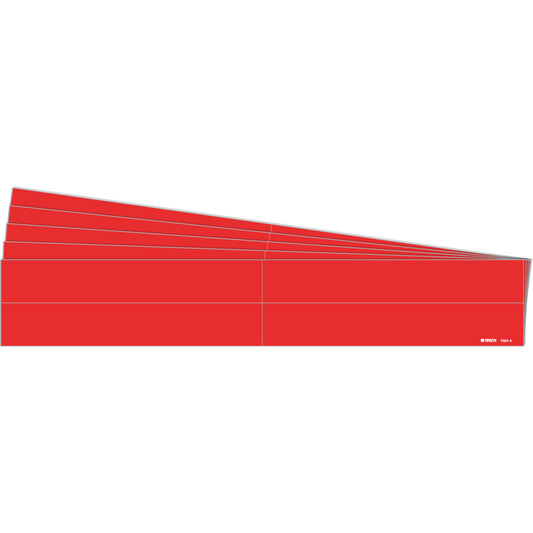 Blank Pipe Marker Style 4 Red PK