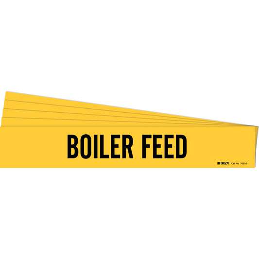 Boiler Feed Pipe Marker 1 BK on YL PK