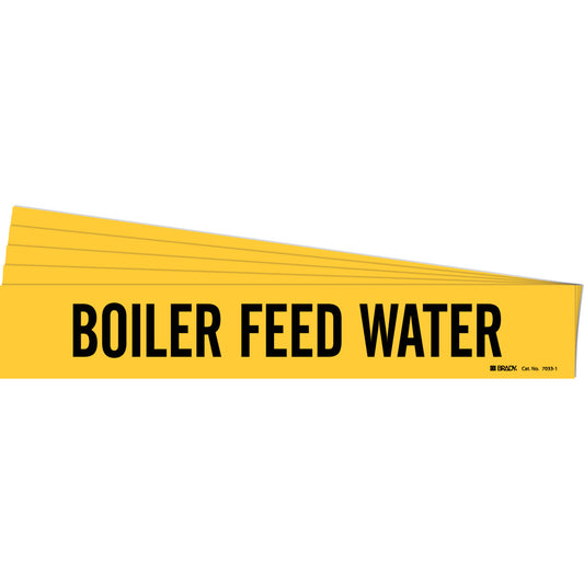 Boiler Feed Water Pipe Marker BK/YL PK