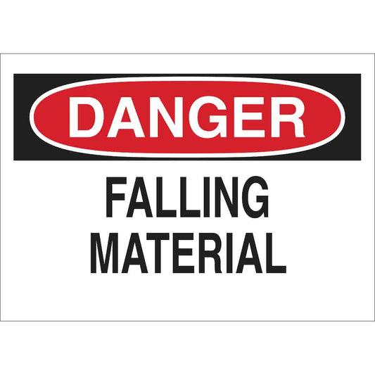 B120,7X10,RED,BLK/WHT,DANGER FALLING MAT