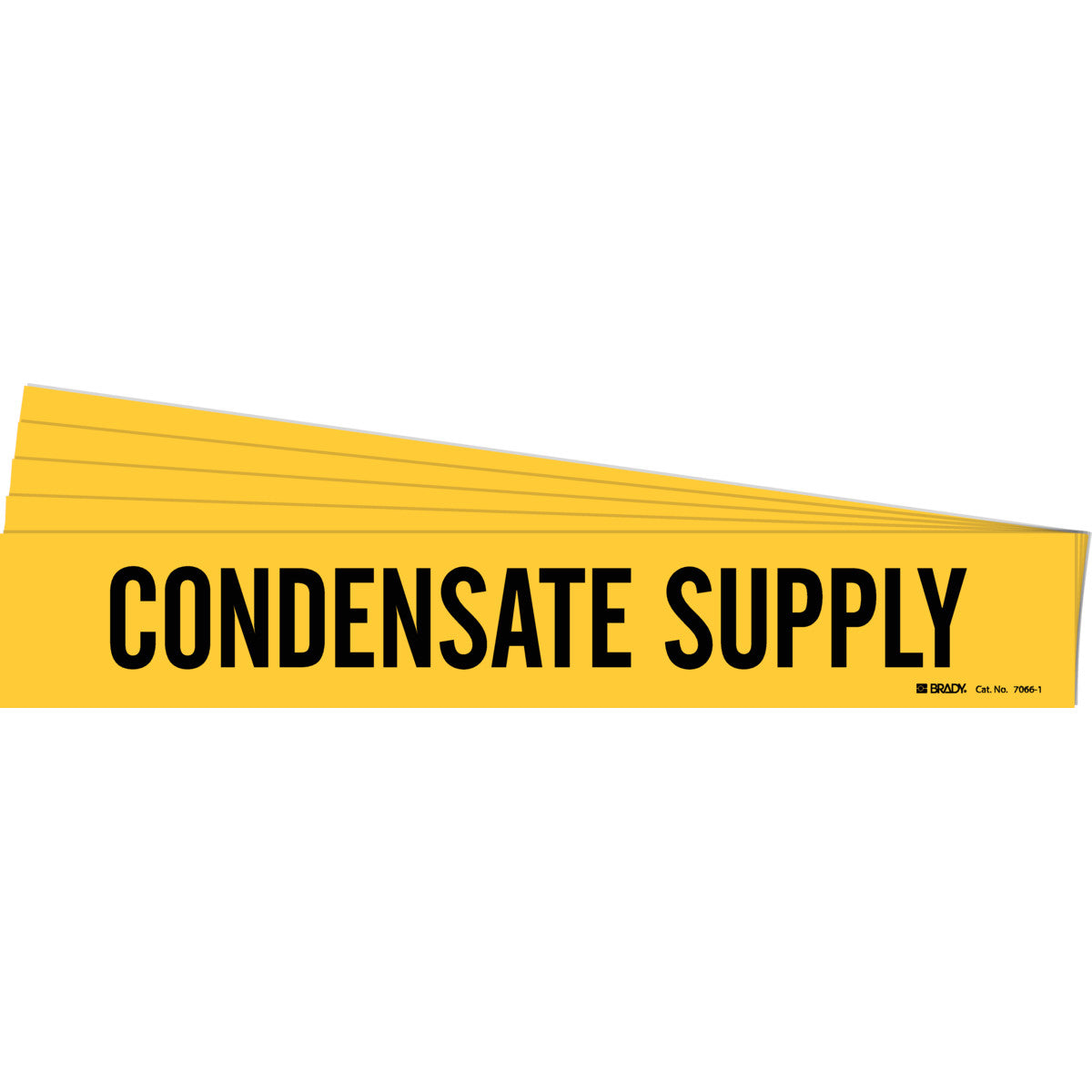 Condensate Supply Pipe Marker BK/YL PK