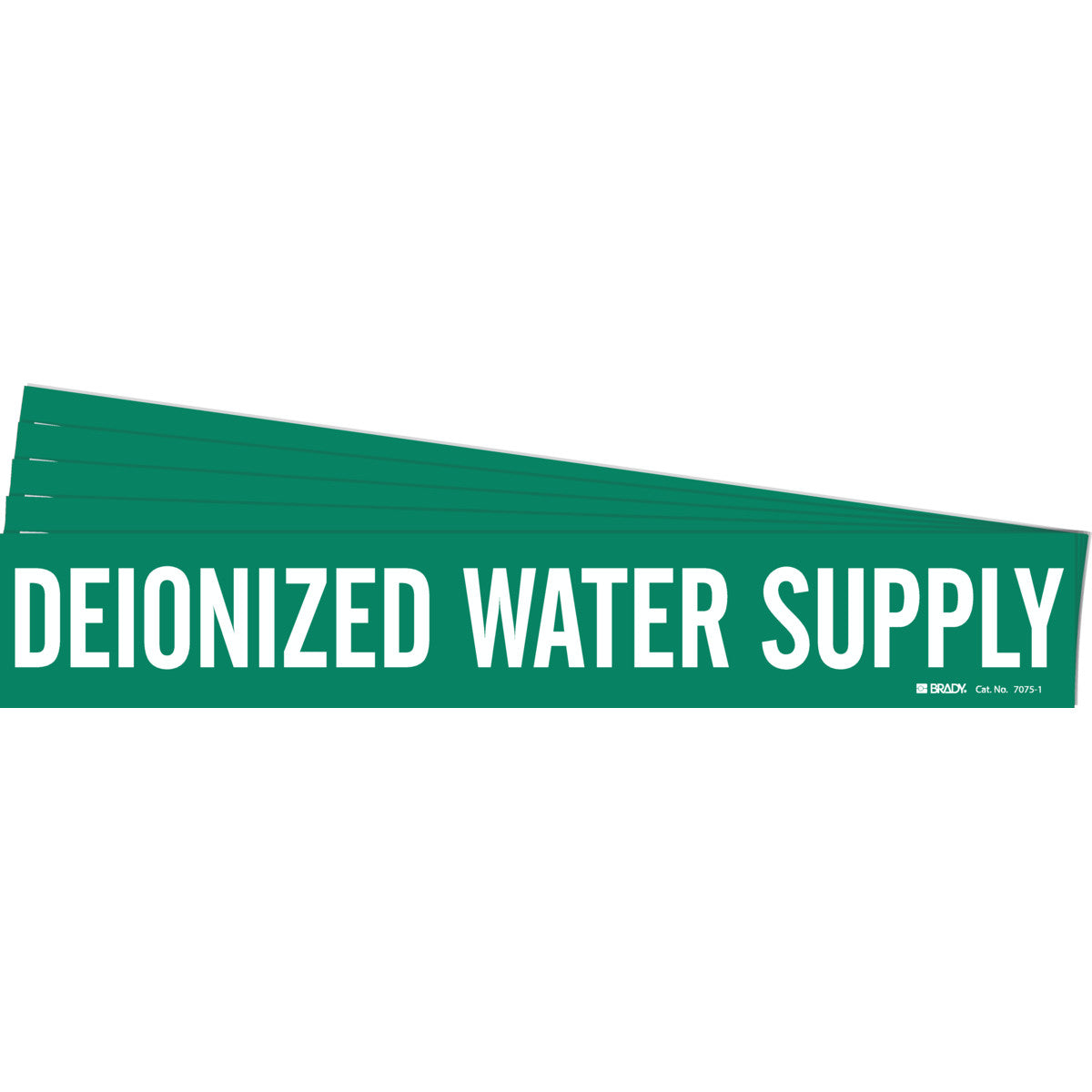 DEIONOZED WATER SUPPLY Pipe Mrk WT/GN PK