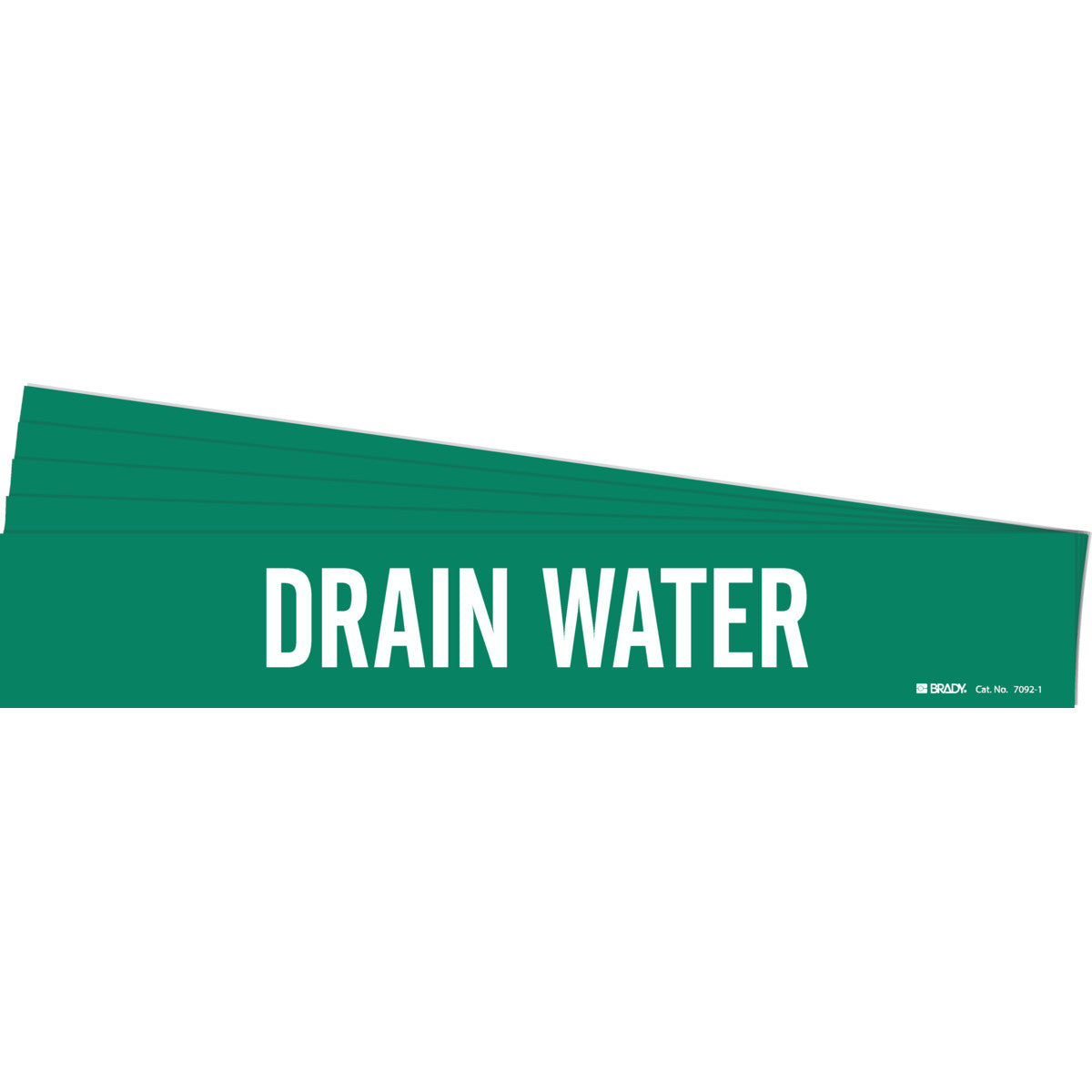 Drain Water Pipe Marker 1 WT on GN PK