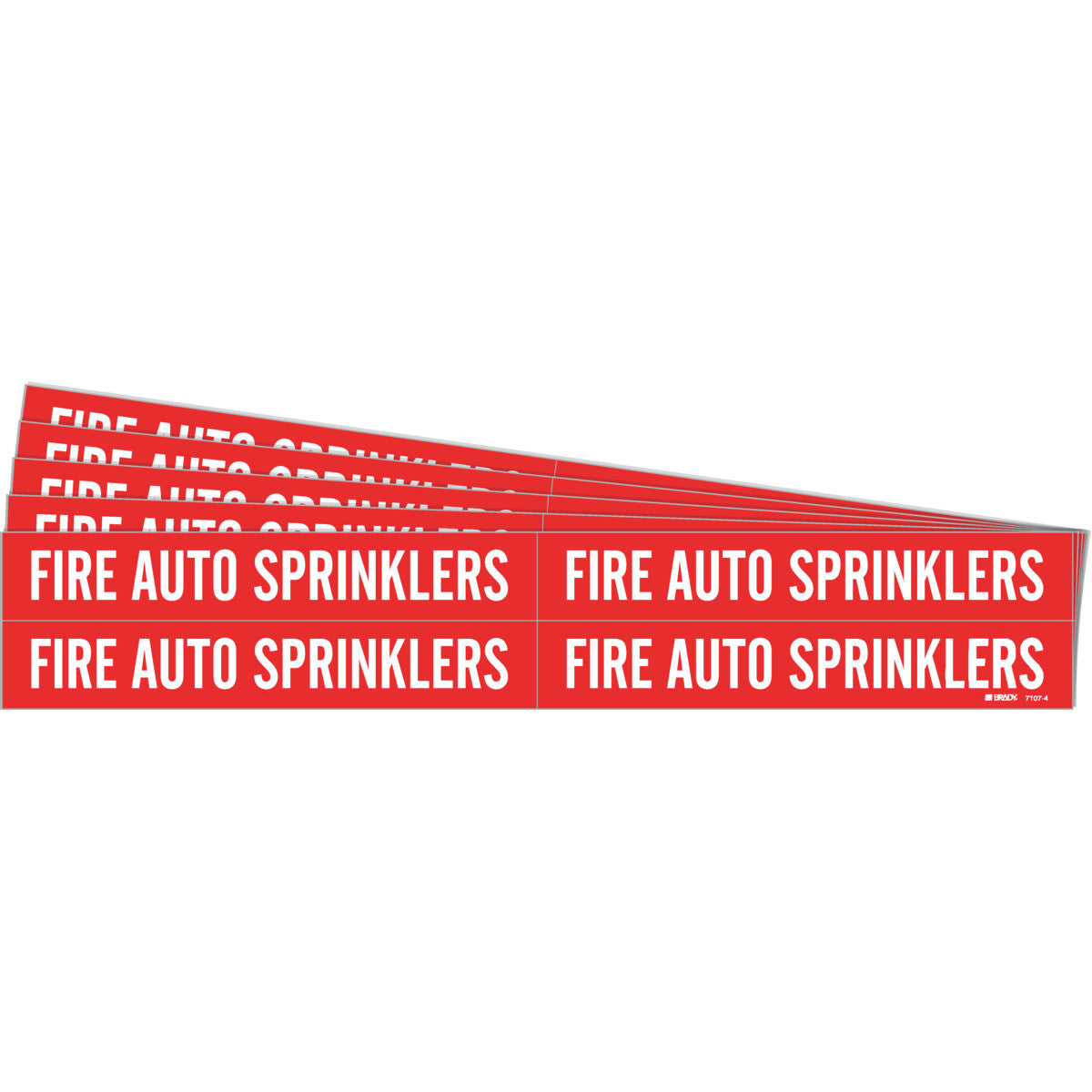 FIRE AUTO SPRINKLERS Pipe Mk 4 WT/Red PK