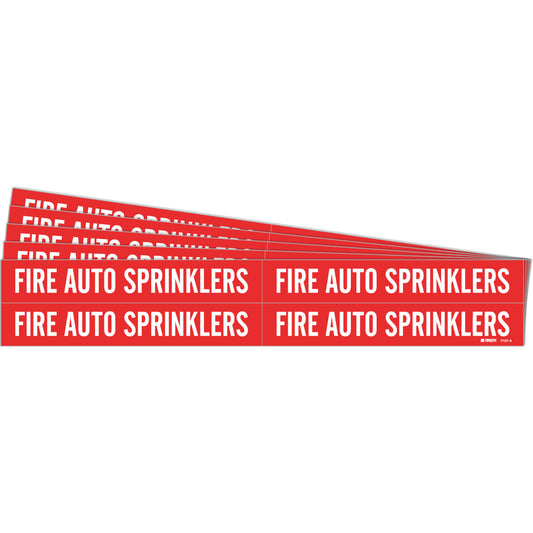 FIRE AUTO SPRINKLERS Pipe Mk 4 WT/Red PK