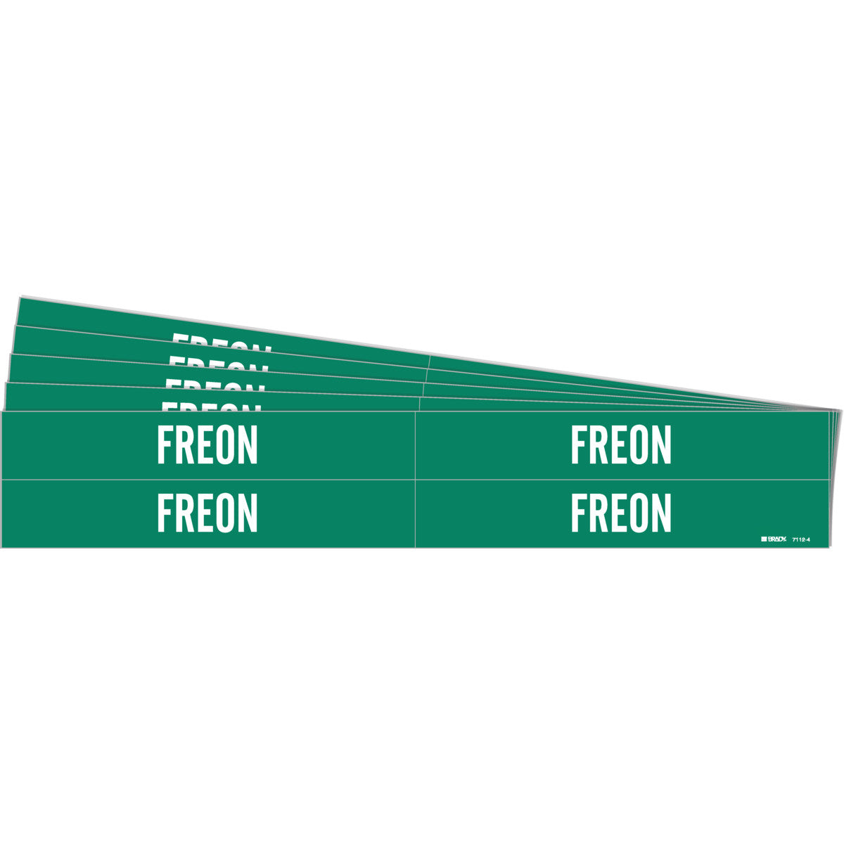 FREON Pipe Marker Style 4 WT on GN PK