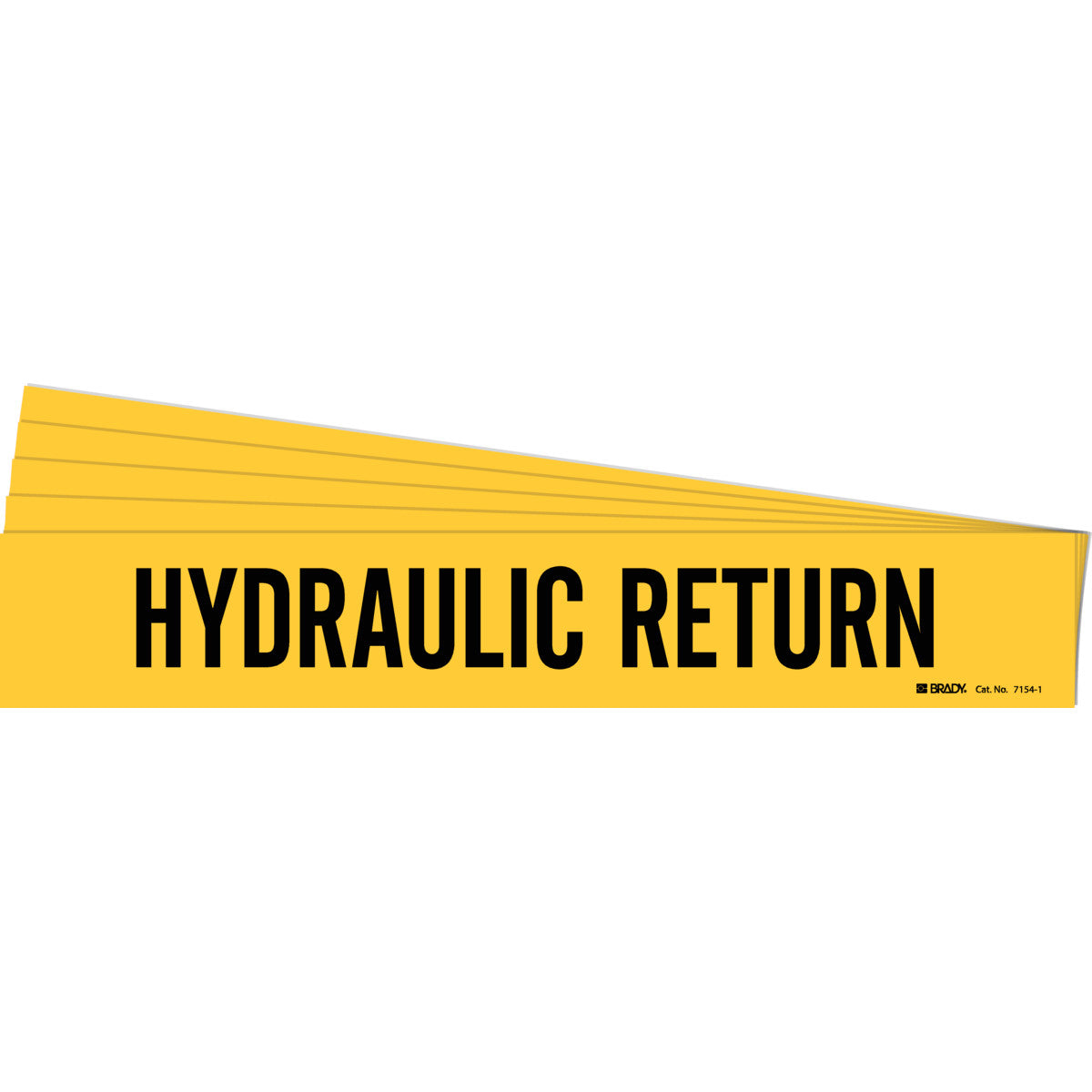 Hydraulic Return Pipe Marker BK/YL PK