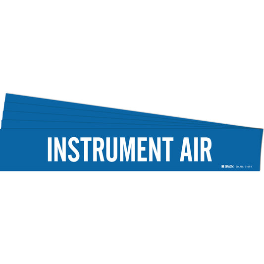 INSTRUMENT AIR Pipe Marker 1 WT on GN PK