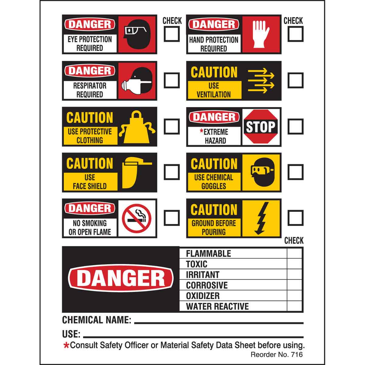 B-235 2.875X2.25 100/PK SECONDARY LABEL