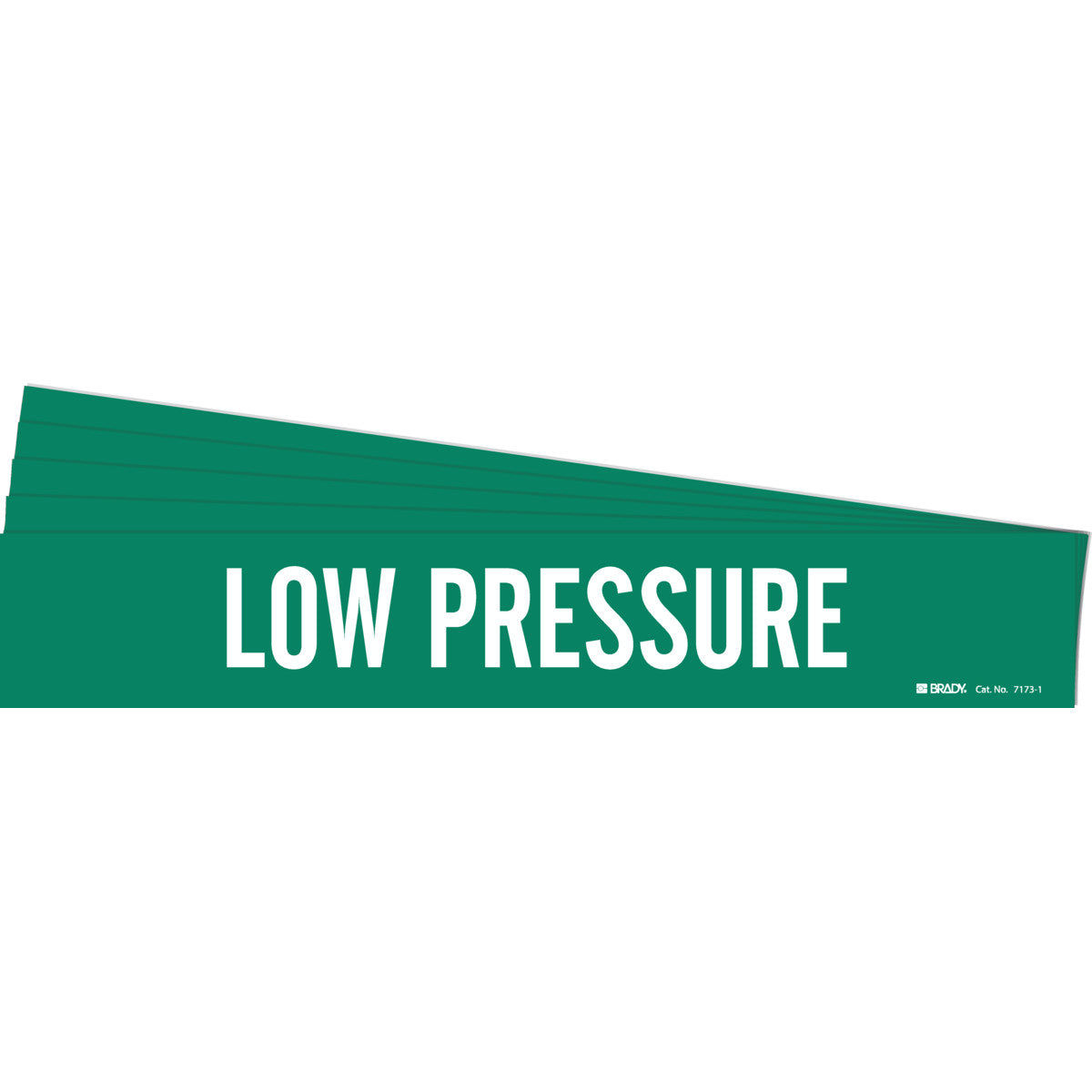 LOW PRESSURE Pipe Marker 1 WT on GN PK