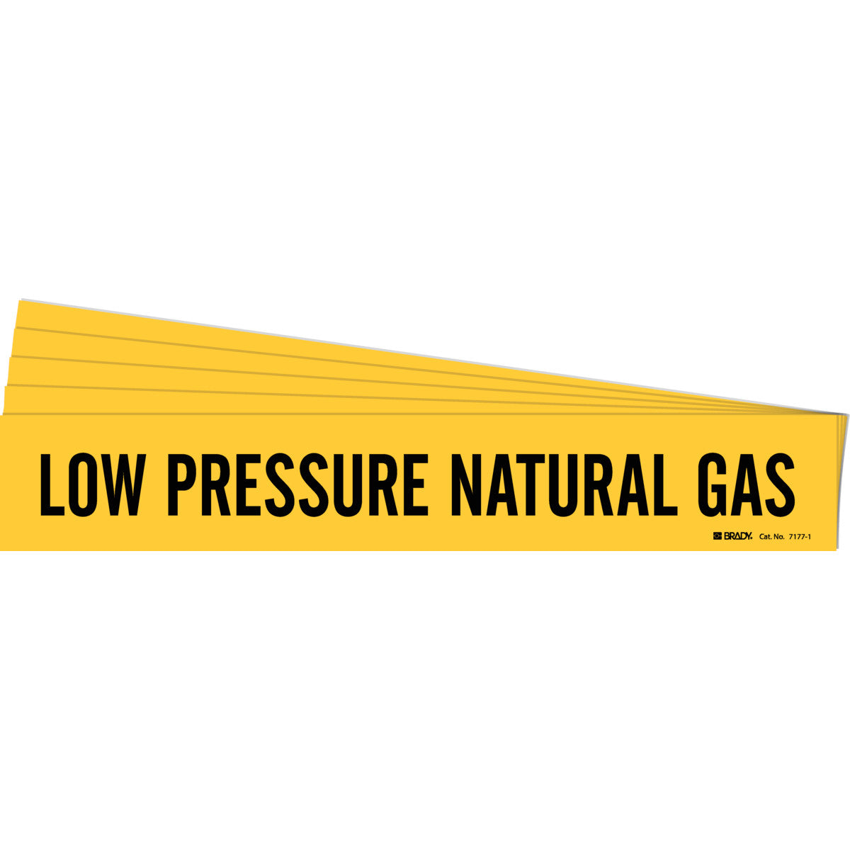 PRESSURE NATURAL GAS Pipe Mrk BK/YL PK