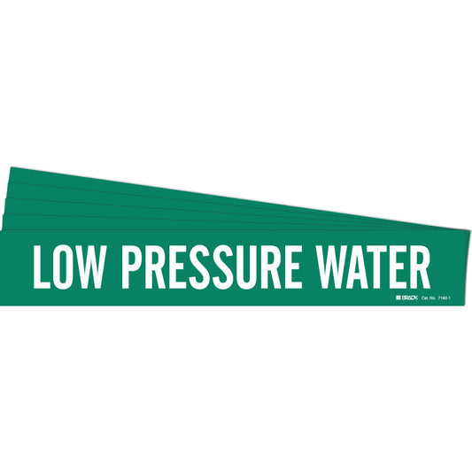 Low Pressure Water Pipe Marker WT/GN PK