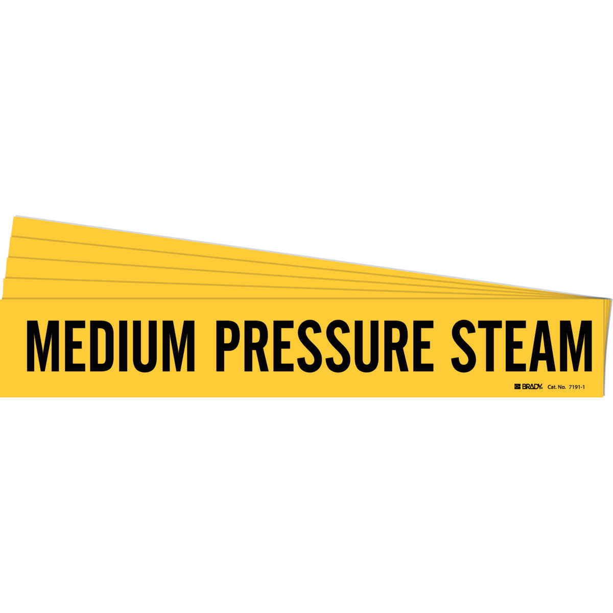 MEDIUM PRESSURE STEAM Pipe Mrk BK/YL PK