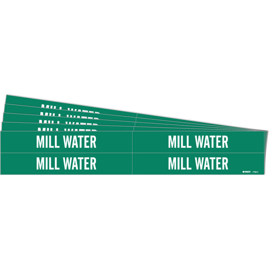 Mill Water Pipe Marker Sty 4 WT on GN PK