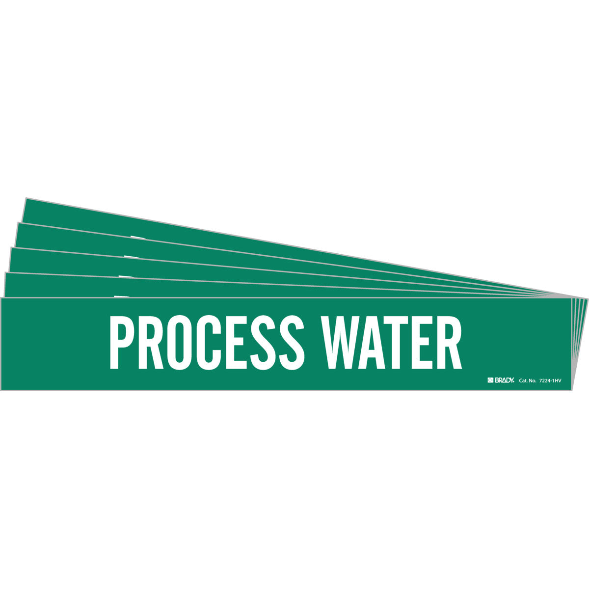 Process Water Pipe Marker 1HV WT/GN PK