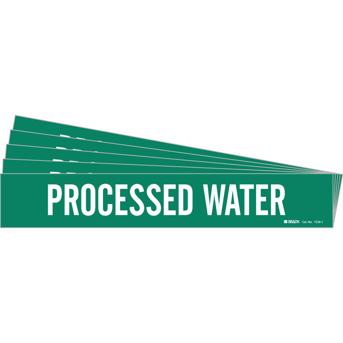 Processed Water Pipe Marker WT/GN PK