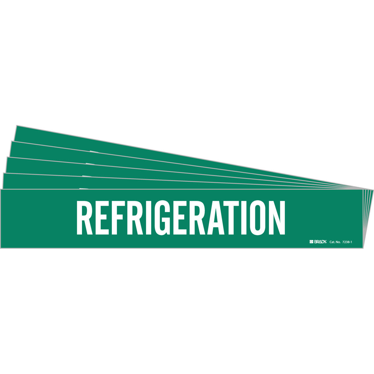 Refrigeration Pipe Marker 1 WT on GN PK