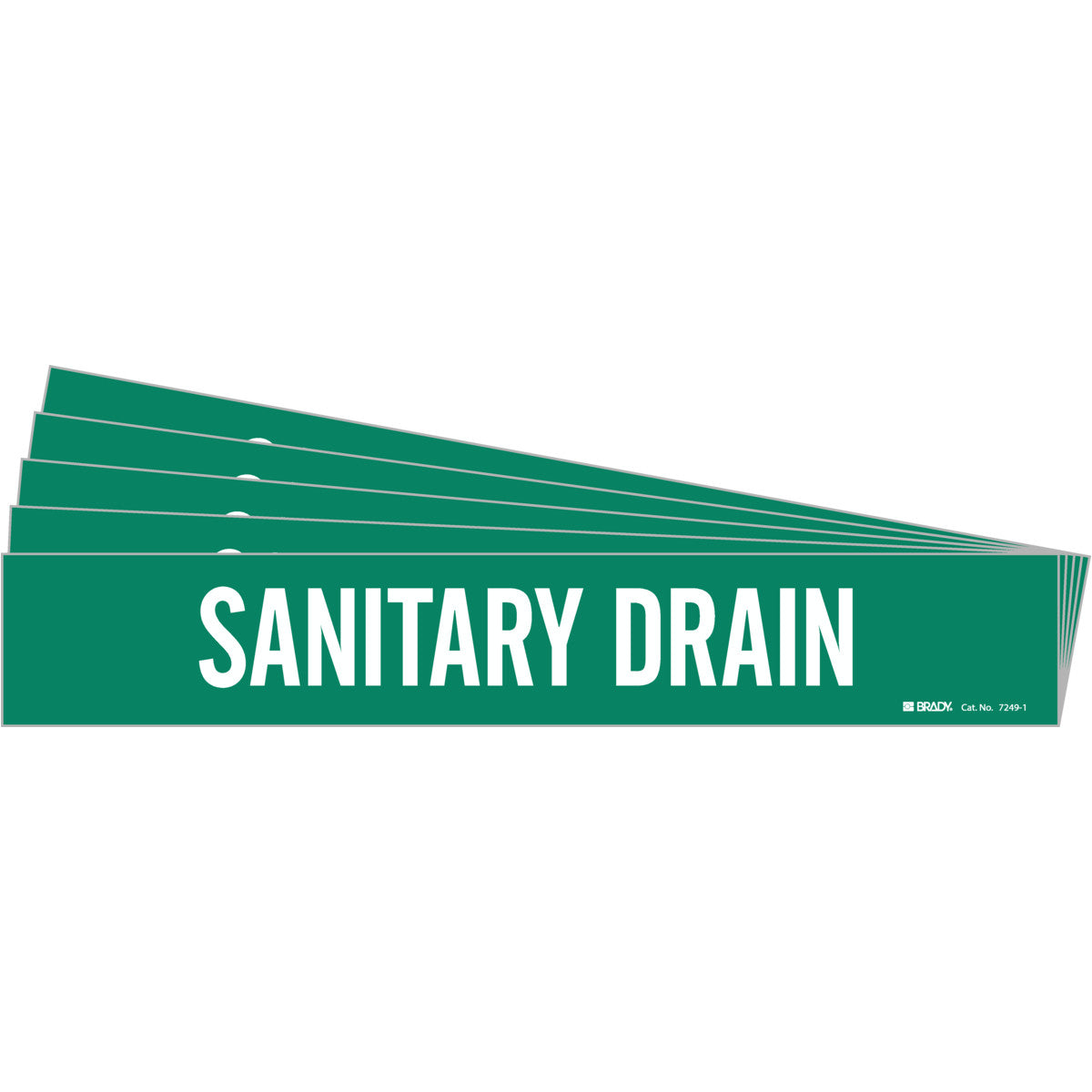 Sanitary Drain Pipe Marker 1 WT on GN PK