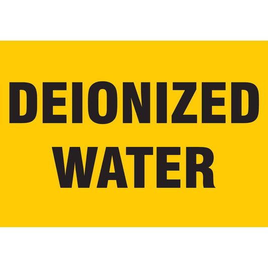 B302 2X2.875 BLK/YEL 25/PK DEIONIZED H20