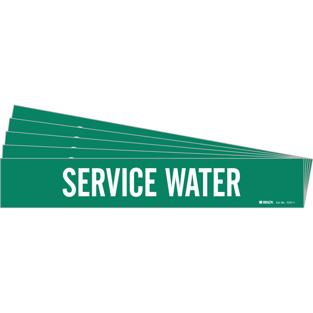 Service Water Pipe Marker 1 WT on GN PK