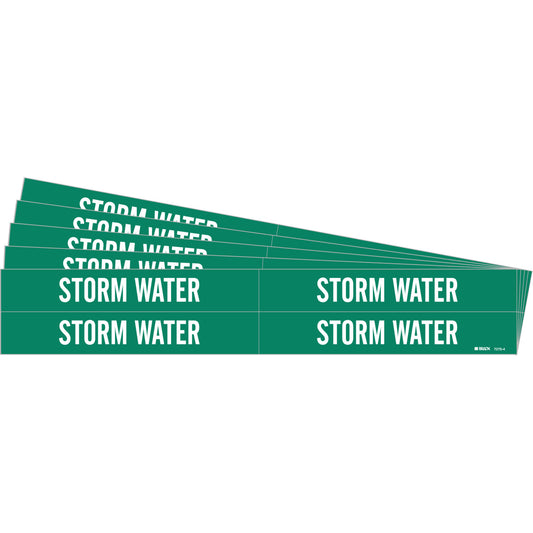 Storm Water Pipe Marker 4 WT on GN PK