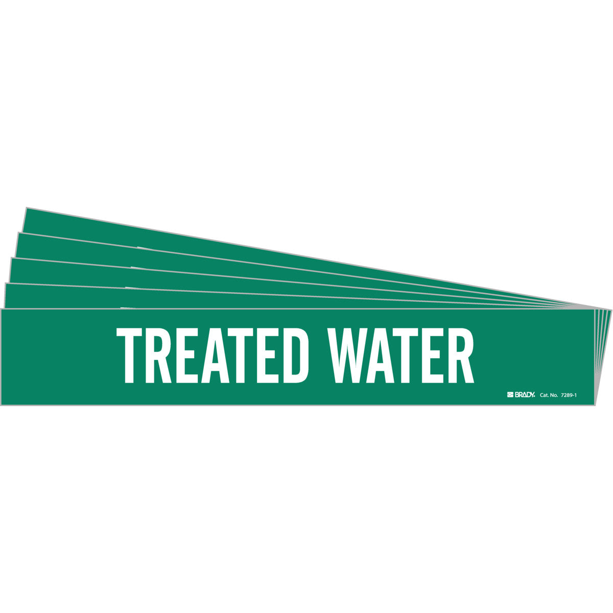 Treated Water Pipe Marker 1 WT on GN PK