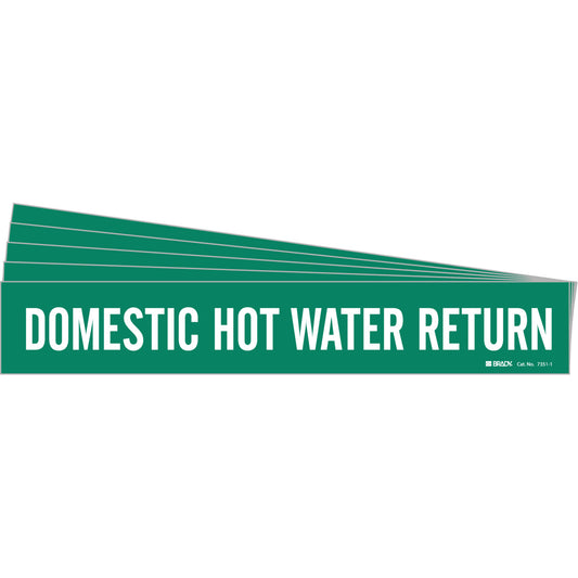 Domestic Hot Water Rt Pipe Mrk WT/GN PK