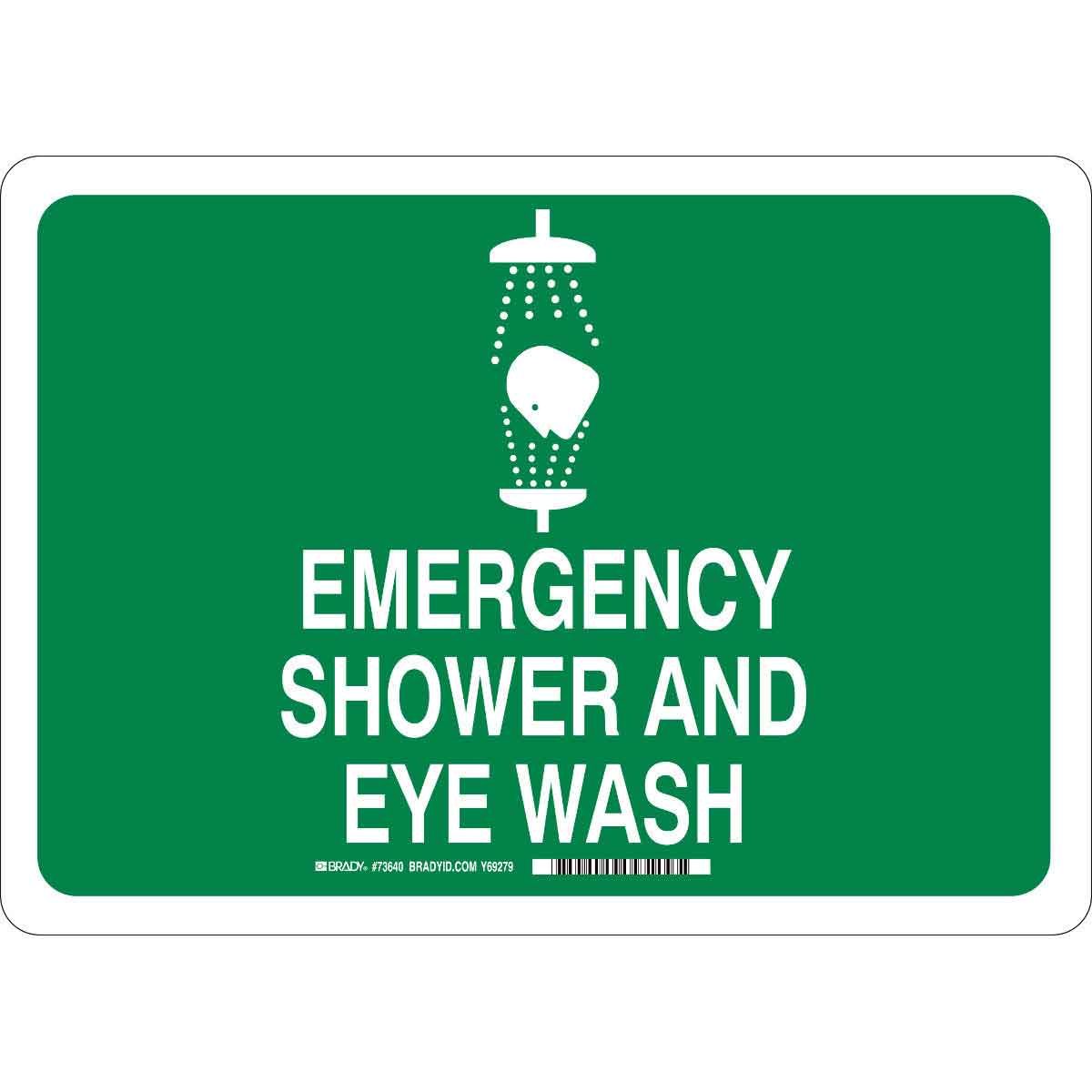 B120 10X14 EMERGENCY SHOWER...