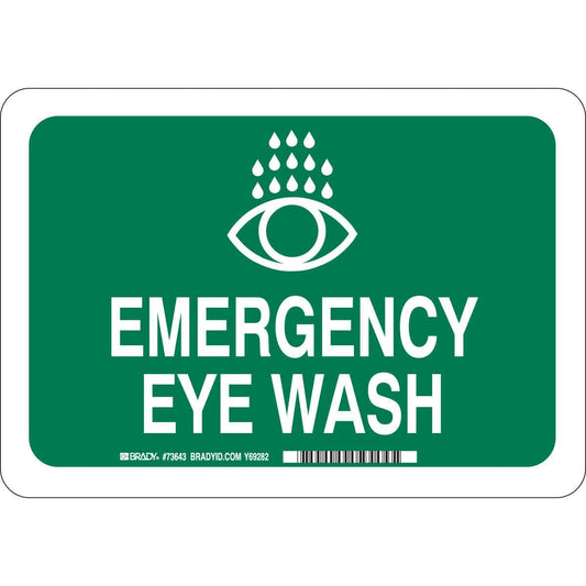 B120 7X10 EMERGENCY EYE WASH