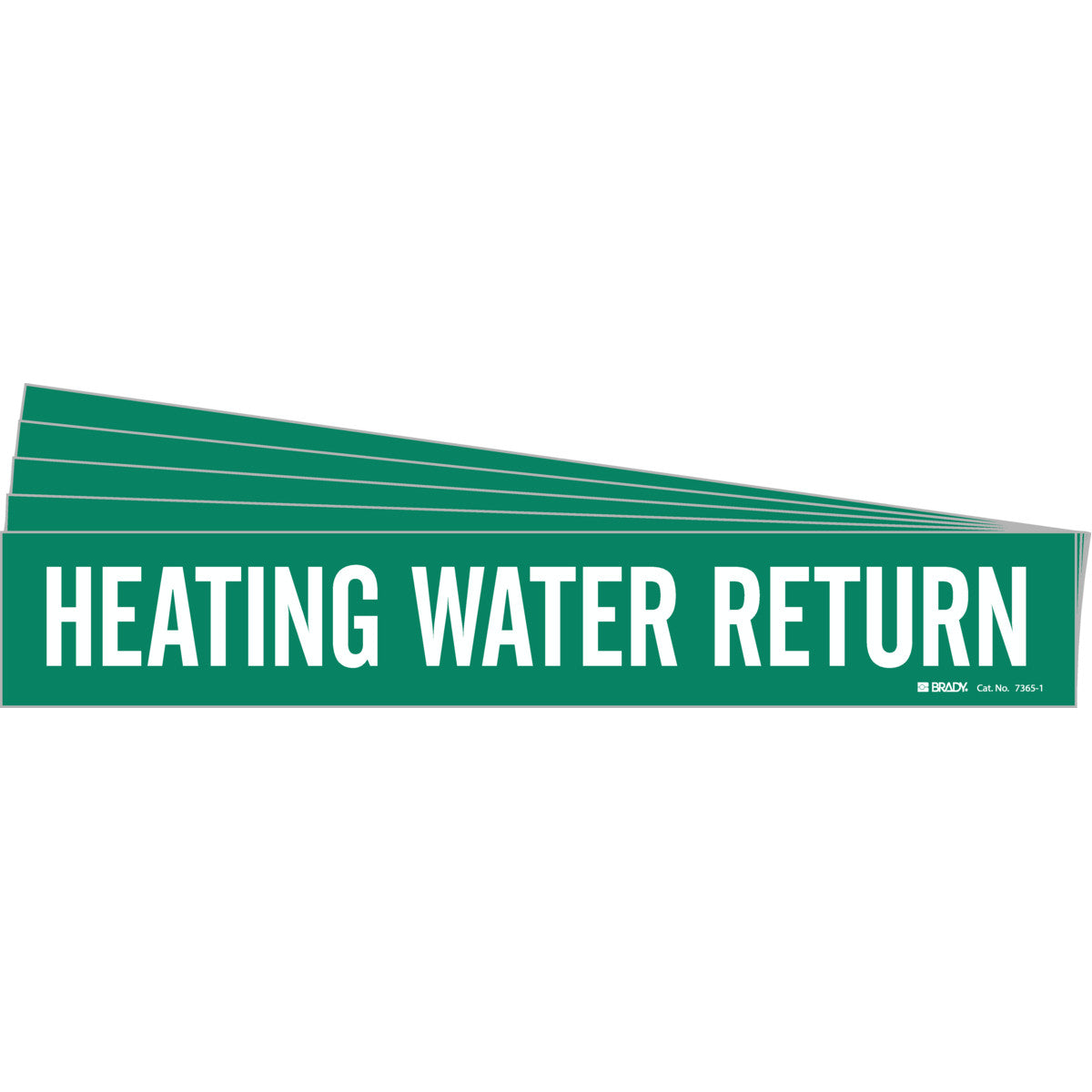 Heating Water Return Pipe Mrk WT/GN PK