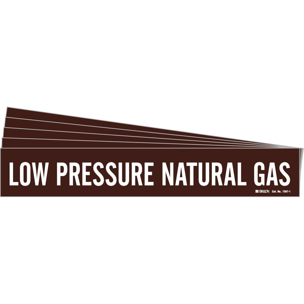 PRESSURE NATURAL GAS Pipe Mrk WT/BN PK