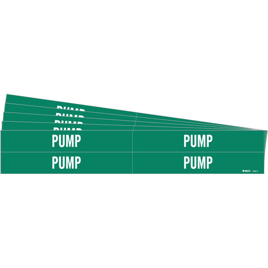 Pump Pipe Marker Style 4 WT on GN PK