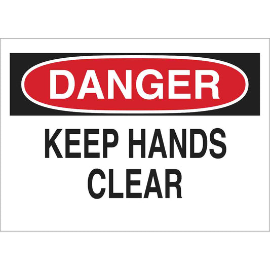 B302-10X14-WK-O-DAN-KEEP HANDS CLEAR