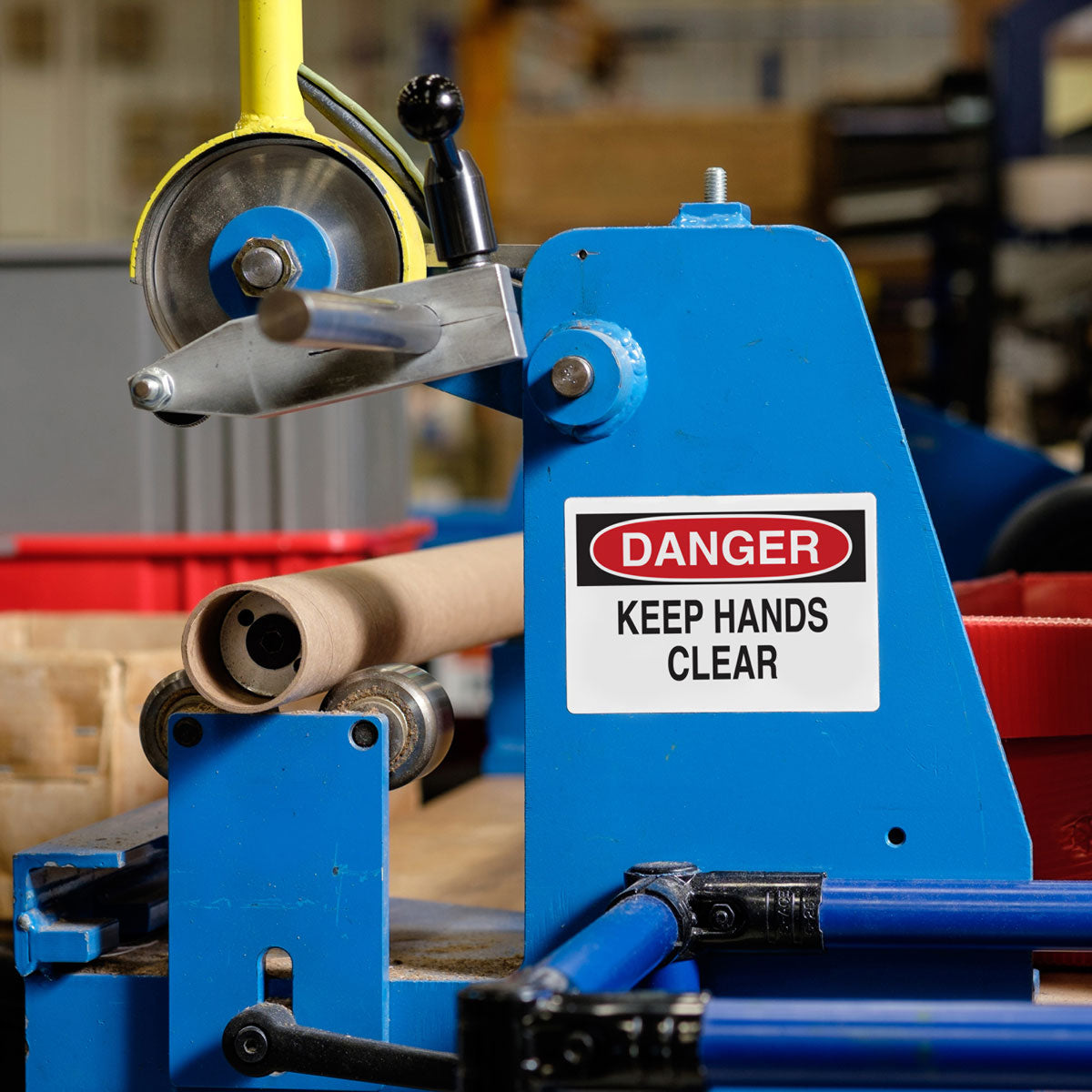 B302-7X10-WK-O-DAN-KEEP HANDS CLEAR