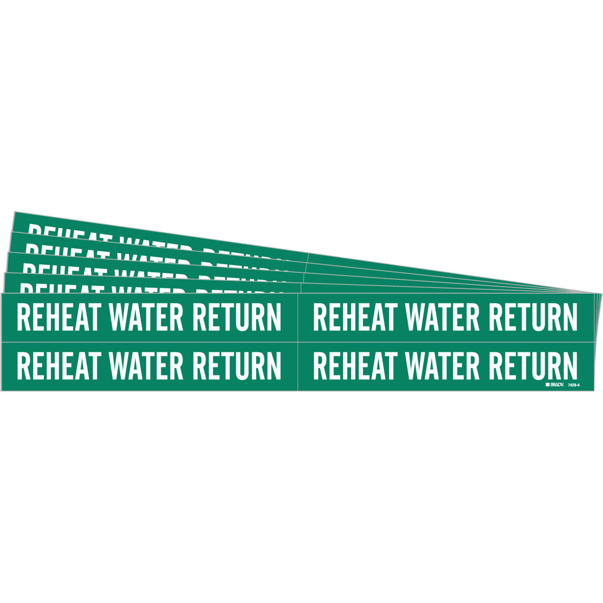 REHEAT WATER RETURN Pipe Mrk 4 WT/GN PK