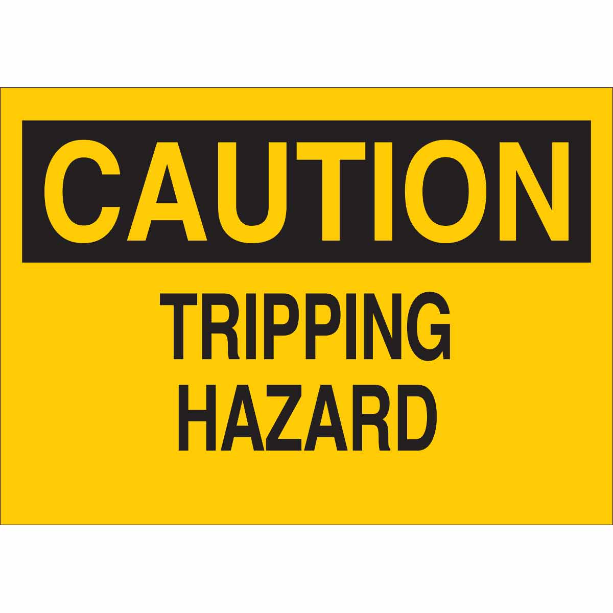 B302-10X14-YK-O-CAU-TRIPPING HAZARD