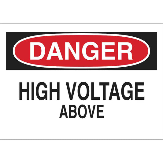 B120,10X14,RED,BLK/WHT,HIGH VOLTAGE