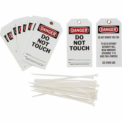 TAG B851 5.75X3 BK/RD/WH 2SD REVH 25/PK