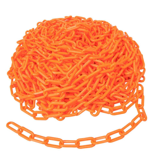 BRADYLINK WARNING CHAIN 2"X100FT-ORG