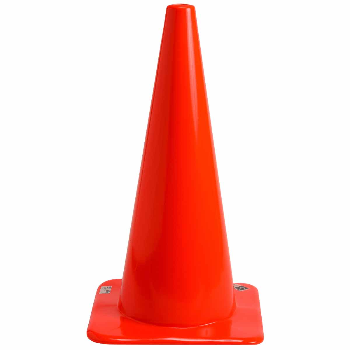 TRAFFIC CONE ORANGE VINYL 28"