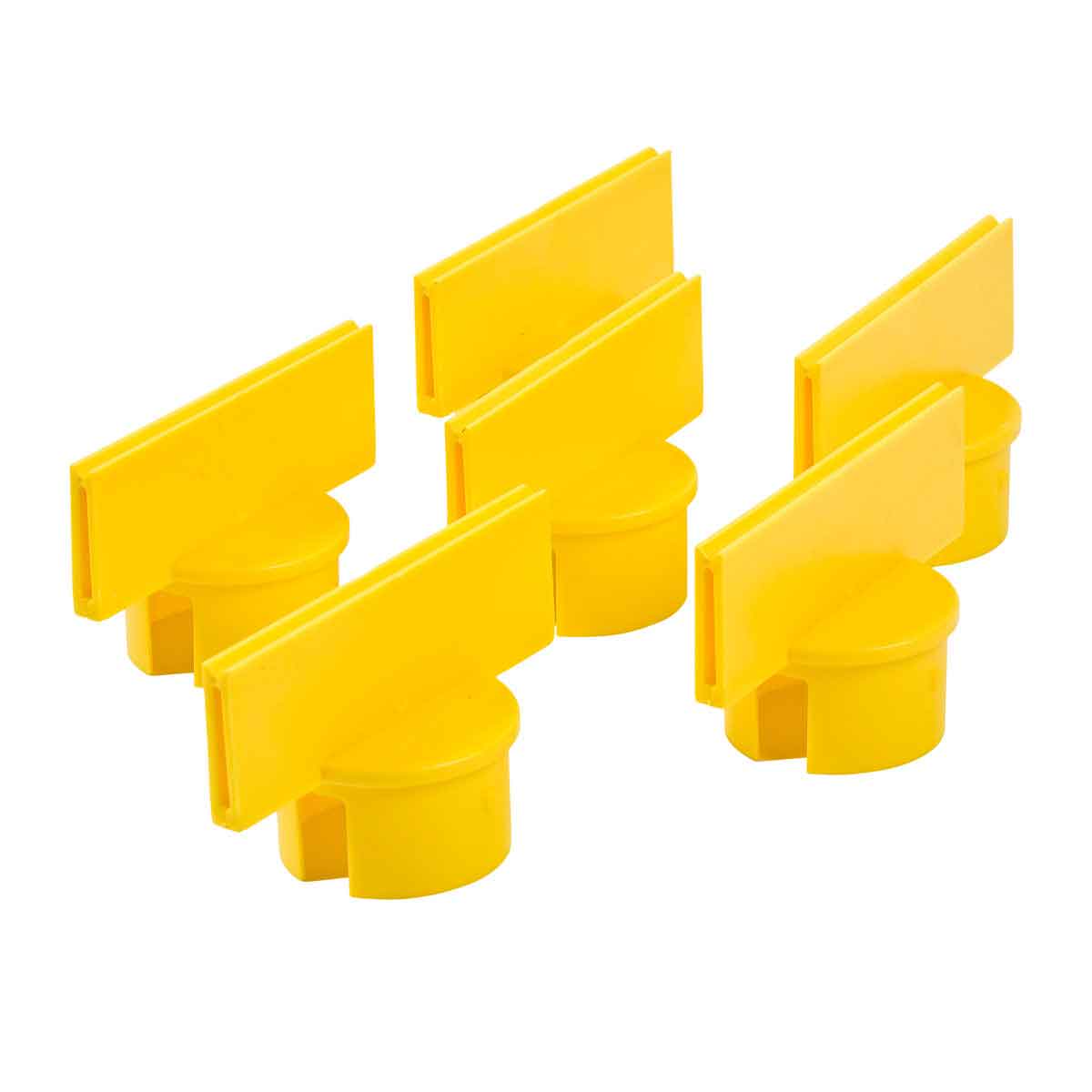 SMALL SIGN POST ADAPTOR-YELLOW 5 X1.75