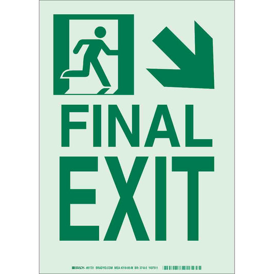 NYC 14X10 FINAL EXIT+DOWN-RIGHT UL1994