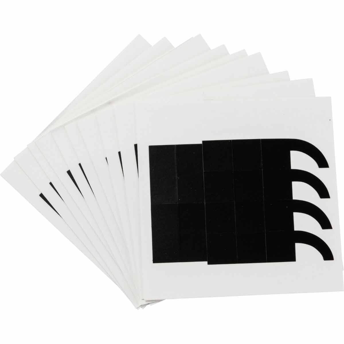 QA 8215 Series B302 3" Lbl ASSTD BK 10PK