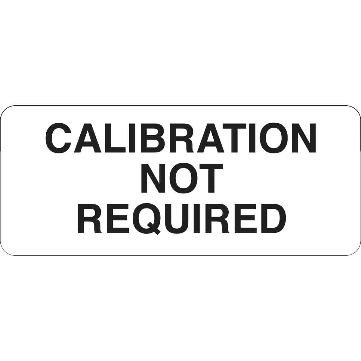 B747 5/8"X1-1/2" BLK/WHT CALBR NOT REQ'D