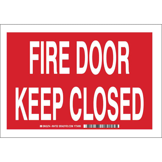 B302-10X14-RW-T-FIRE DOOR KEEP CLOSED