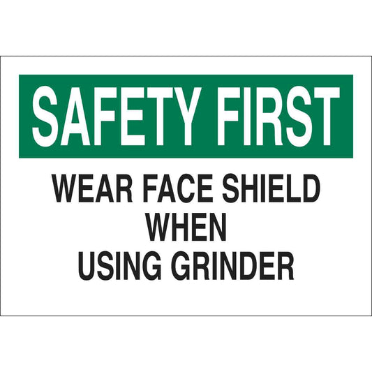 B302-10X14-WK-O-SAF-WEAR FACE SHIELD WH