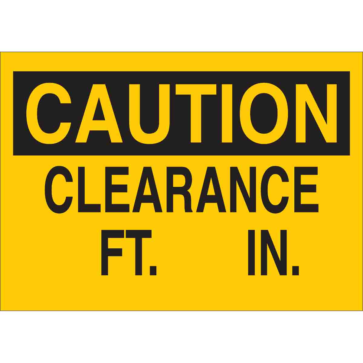 B401,10H X14W,BLK/YEL, CLEARANCE